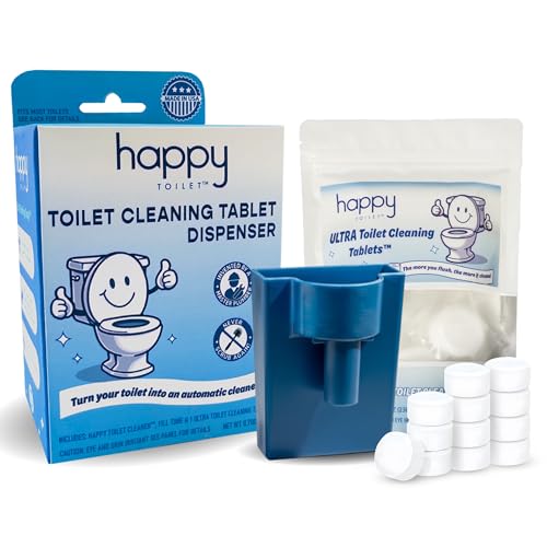 Happy Toilet Cleaner Automatic Toilet Cleaning System Tablets Bundle (12ct)