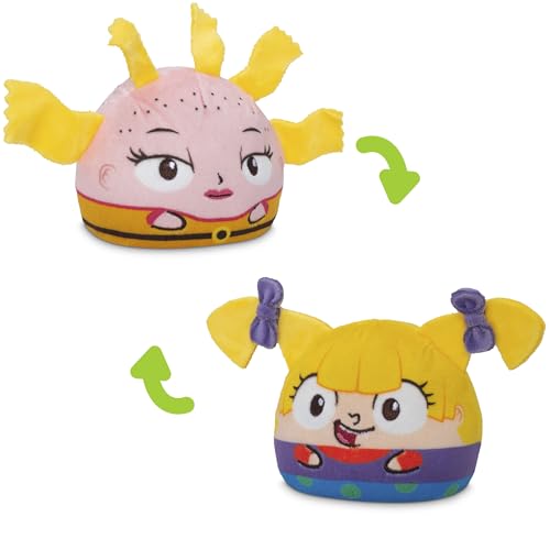 Image of TeeTurtle Nickelodeon Nick Nostalgia Series Reversible Plushie Mystery Box - 3-Inch Two-Sided Blind Box Plush with Embroidered Details - Cute Surprise Toy for Kids, Teens, and Adult