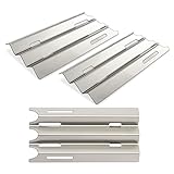 Plowo Stainless Steel Grill Heat Plates Shield Heat Tent Burner Cover Flame Tamer, Grill Replacement...