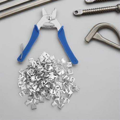 Clips de alambre de hierro para jaulas soluciona uniones sueltas en cercas de perros 7
