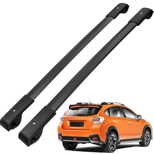 Roof Rack Cross Bars Luggage Carrier Compatible with Subaru Crosstrek 2018-2024, Subaru Impreza 2017-2024, Maximum Load 200 lbs/90 kg, Suitable for roof Bags, roof Boxes, Bike Carriers, and Much More.