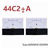 Analogue ammeter 44C2 DC /75mv Amperemeter Gauge Analog Panel Current Meter50A -0-50A Ammeter 3A 5A 10A 20A 30A 50A 100A 200A 300A 500A(300A -0-300A) #1