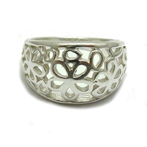 Bague en argent massif 925 Empress R000538, le cadeau floral inoubliable