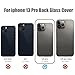 13 Pro Back Glass Replacement for iPhone 13 Pro Rear Back Glass Panel Replacement with Pre-Installed Adhesive + Repairing Toolkit (Black)