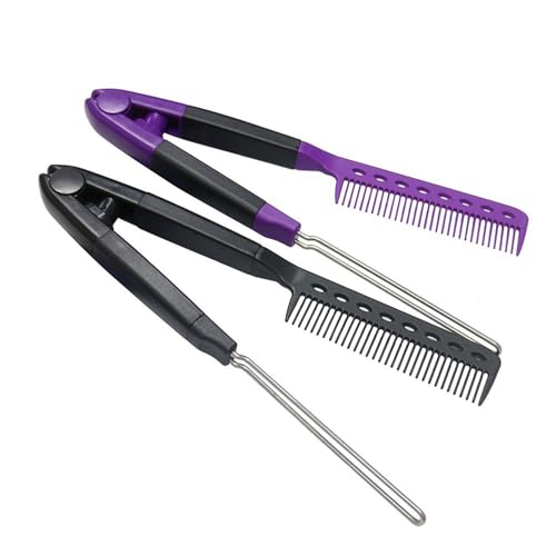 Peine alisador para cabello portátil y viaje miniatura 6