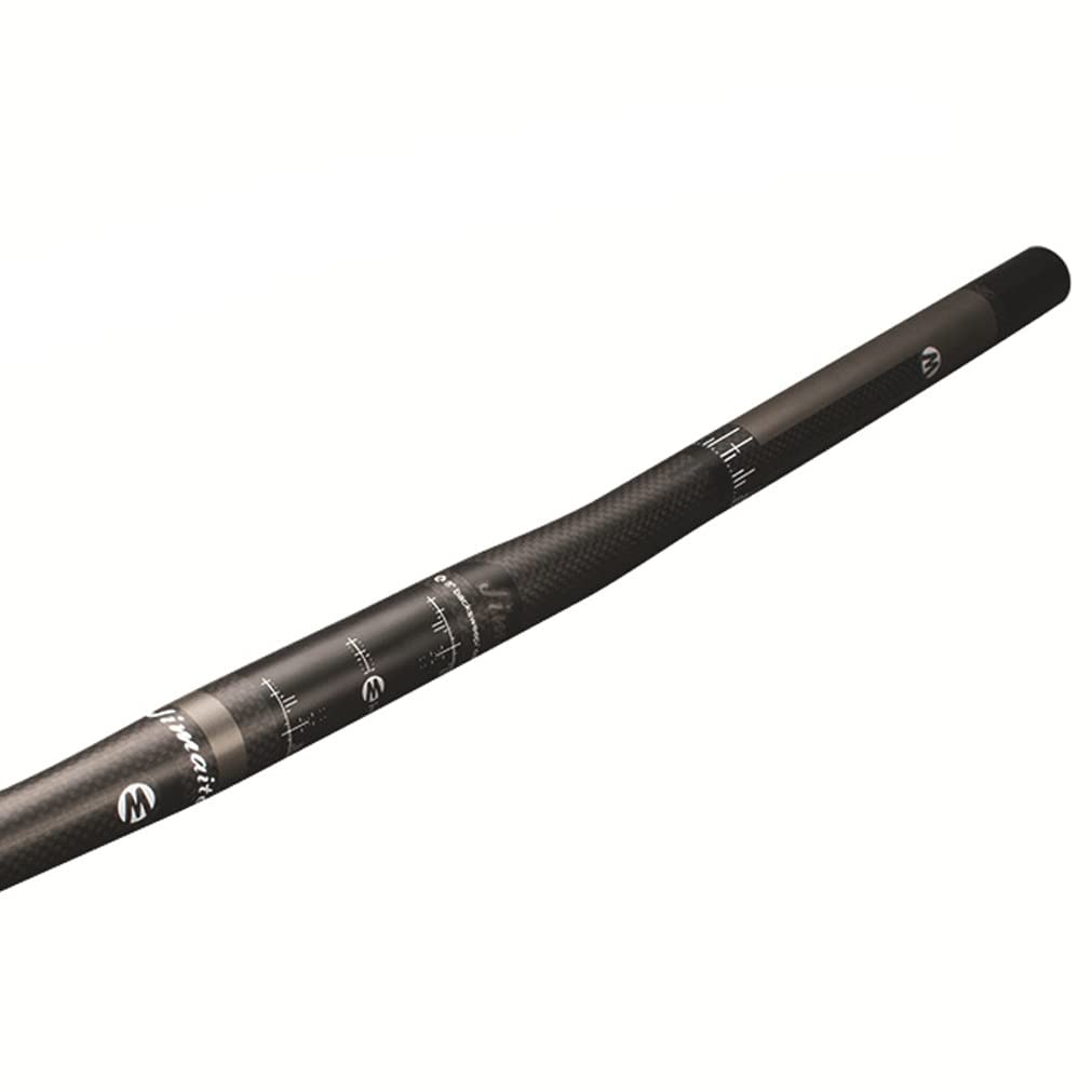 Guidon en Carbone 25,4 Mm Vélo Pliant Guidon Plat 380/400/420/440/460/480/500/520/540/560/580/600/620/640/660/680/700 Mm BMX Guidon, for Scooters VTT (Size : 700mm)