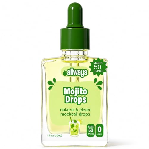Image of Allways Drops Mojito Water Enhancer | Sugar Free | 50 Servings