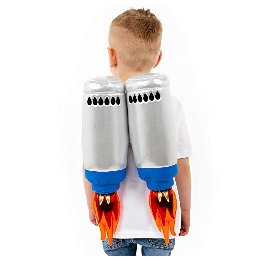 PRETEND TO BEE- Space Jet Pack-Disfraz niños pequeños, Accesorio Astronauta, Dibujo Animado, Multicolor, 18+ Months (2055)