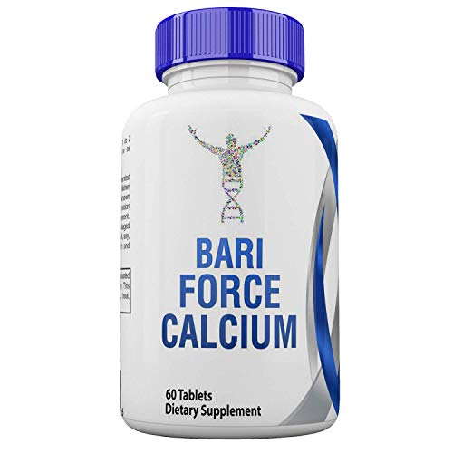 Calcium Carbonate with Vitamin D3, Bariatric Supplements- Fast and Easy Absorption, High Solubility, 600mg Bariatric Calcium Carbonate Formula