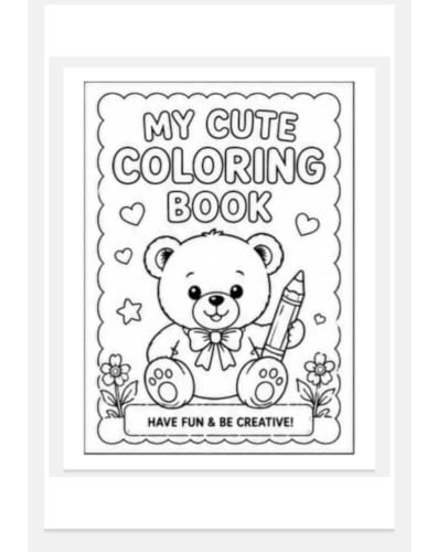 Cute & Fun Coloring Book for Kids: Easy Coloring Pages for Toddlers, Preschoolers & Young Children | Animals, Fruits, Toys & More image 2