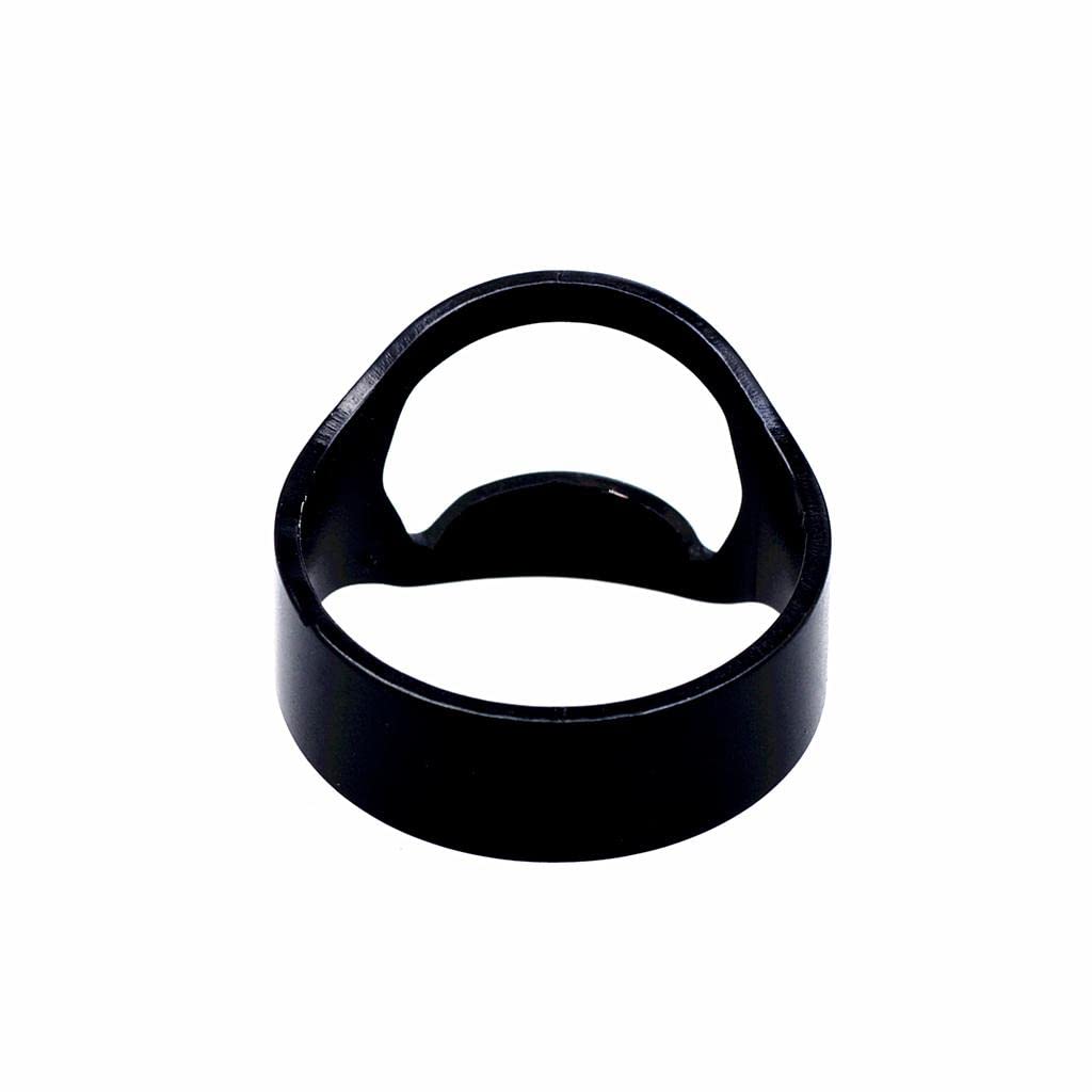 Men Stainless Steel Versatile Beer Bar Bottle Opener Ring Bike Ring Black |Jewelry & Watches | Fashion Jewelry | Rings-image-42