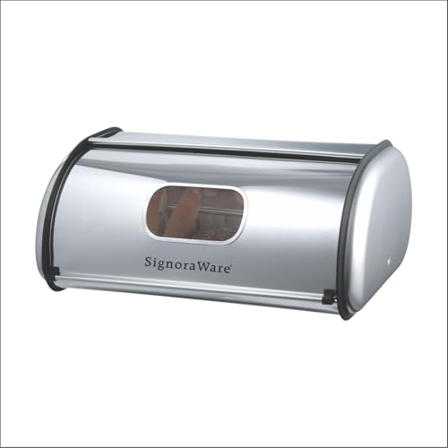 Signoraware Table Server/Bread Box Steel, 3000 Ml, Steel