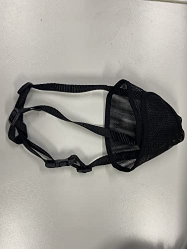 Lepark Dog Muzzle With Soft Fabric Padded To Prevent Biting, Chewing, For Small, Medium And Large Dogs, Adjustable And Breathable (M) #TOP3