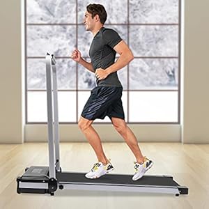 Elektrische loopband, opvouwbaar, 10 km/u + led-display, instelbare modus, loopband, brede fitness, hometrainer, schokabsorberend, oefenmat
