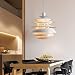Produktbild Nordic Moderne PH8 Pendelleuchte, Hängelampe Bunte Regenschirm Gradient Lampe Pendellampe, Minimalistische Kronleuchter Dänische Designer Hängende Pendelleuchten Aluminium Hängeleuchte,Weiß