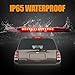 Cxdar Third 3rd Brake Light LED for 2002-2009 Chevy Trailblazer GMC Envoy, High Mount Rear Brake Lights Assembly for 04-07 Buick Rainier, Waterproof Center Cab Lamp Stop Light (RED)