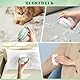 2 Stück Fusselrolle Wiederverwendbar, Abwaschbar Klebrige Gel Fusselrolle Tierhaare Tragbare Tierhaarentferner Fusselrolle Reusable Lint Roller für Alle Kleidungsstücke, Tierhaare, Staub, Staubwischen