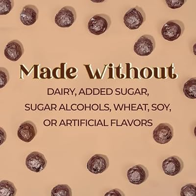 ChocZero Dark Chocolate Hazelnut Truffles, Vegan, Sugar Free, Gluten Free, Keto Gift, High Fiber, 16 Individually Wrapped Pieces, 8.5 Ounce (Pack of 1)