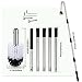 Gutter Cleaning Tools, 6.4FT Gutter Cleaner with Pole & Gutter Brush, Gutter Cleaning Tools from The Ground for Removing Leaves and Debris from roof gutters