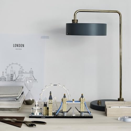 LEGO 21034 Architecture Londres Maquette à Construire, London Eye, Big Ben, Tower Bridge, à Construire, Modèle de Collection Adultes