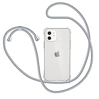 Coque Cordon Pour OnePlus Nord 3, étui Transparent Bandoulière TPU Lanyard Anti Jaune Housse