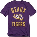Louisiana State University LSU Official Tigers Logo Unisex Adult T-Shirt, Tigers Logo, Large