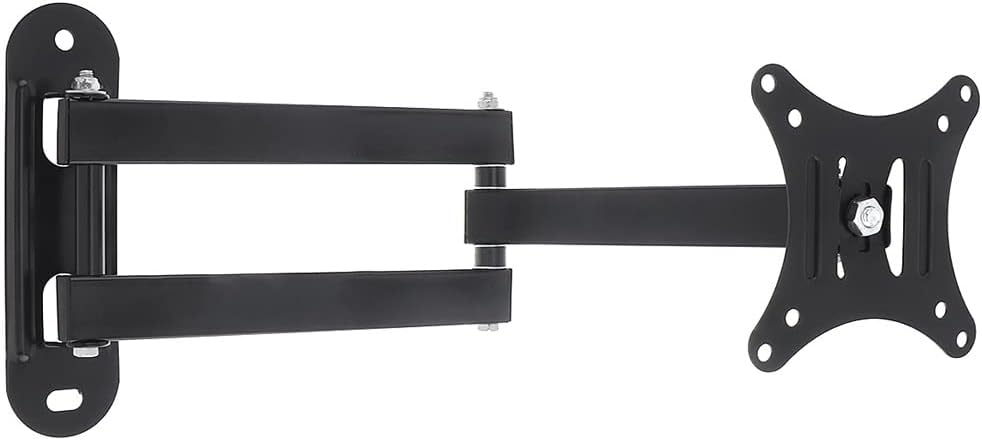 10kg Adjustable Tv Wall Mount Bracket Flat Panel Frame Support 15° Tilt for 14-27 Inch LCD Led Monitor Pan