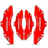 Capa Pinça De Freio Corolla Todos 4 Pç (Vermelho)