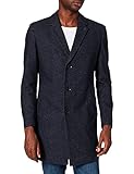 Strellson Premium Herren High Street Mantel, Blau (Blue 401), X-Large (Herstellergröße: 52)