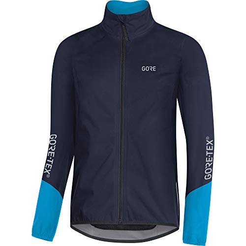 GORE WEAR Herren Fahrrad-Jacke, C5, GORE-TEX Active, M, Marineblau/Blau