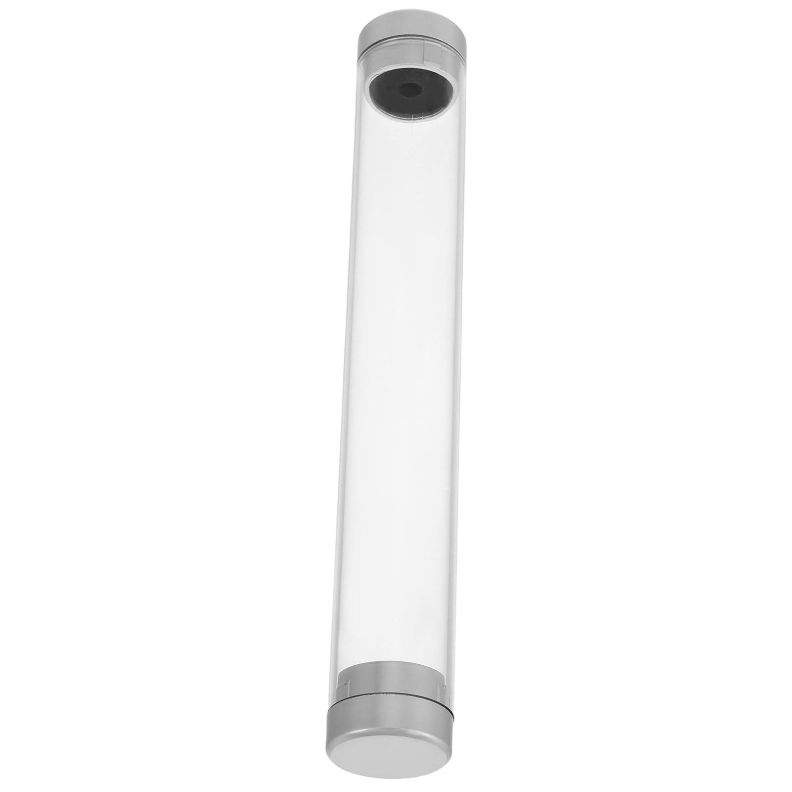 VALICLUD Eyelash Tweezers Storage Tube Case Clear Plastic Organizer for Beauty Tools Travel Holder with Cap Compact Space-Saving Design