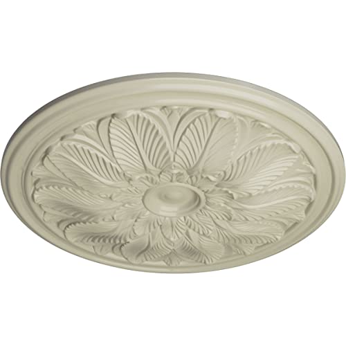 Image of Ekena Millwork CM22BOCYF Bordeaux Ceiling Medallion, Clear Yellow