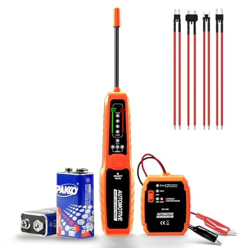 ATDIAG Wire Tracer Automotive Electrical Open & Short Circuit Tester, Circuit Breaker Finder/Cable Tester/Voltage Tester/Fuse Tester, DC 6–42V