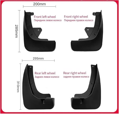 Guardabarros de coche y protección contra salpicaduras para Mazda CX-3 2015-2019 3