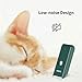 Founouly Professional Household Waterproof Low Noise Pet Hair Clippers Electric USB Rechargeable Painless Grooming Tools Hair Grooming Trimmer for Small Medium Dog Cat AP005 Green