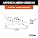 CURT 16039 Q25 5th Wheel Hitch, 24,000 lbs, Select Ford F-250, F-350, F-450, 8-Foot Bed Puck System