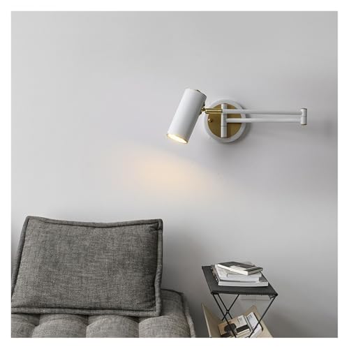 Aplique de pared telescópico plegable con iluminación LED moderna 4
