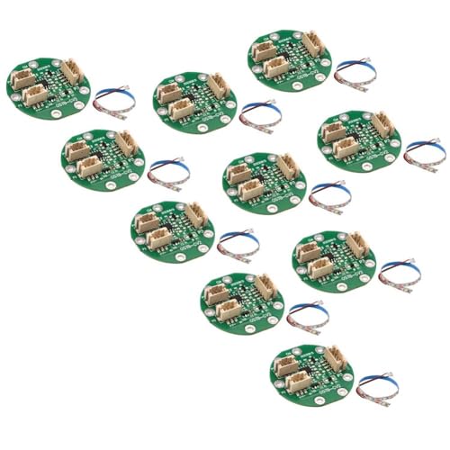 iFutniew Touch Sensor Module Circuit Board DIY PCB Sensing Circuit Chip with LED Strip and Cables (RGB) 10Pcs