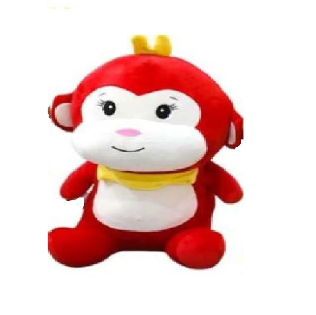 Image of Storescent Soft Toys for Kids - Stuffed Animal Plush Soft Toy for Boys & Girls | Plushie Toy Red Monkey 30cm
