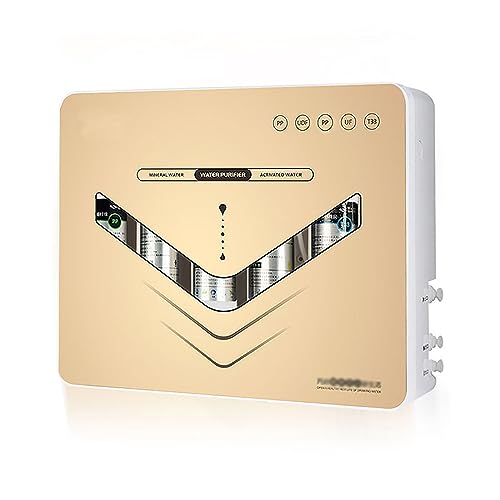 RUYICZB Countertop Reverse Osmosis System, 5-Stage Reverse Osmosis Water Filter Countertop, Space-Saving Design, Instant Pure Water On-Demand, High Capacity Removes Chlorine & Heavy Metals