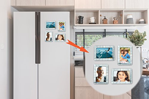 4X6 Extra Thick Strong Magnetic Picture Frame 4 Pack Magnet For Elegant Clear Decor Easy To Change Photo Lifetime Guaranty By Homemonkeys #TOP1