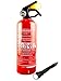 Produktbild EXDINGER Feuerlöscher Pulver ABC 1kg Manometer + Halterung + Teleskop-Taschenlampe mit Gurtschneider Autoset (GP-1X Autofeuerlöscher fabrikfrisch)