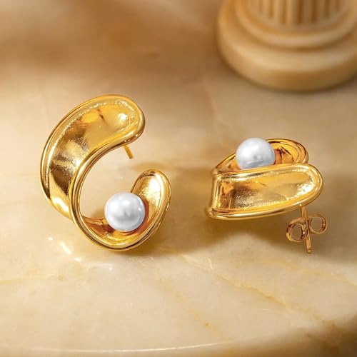 Image of Rubans Earrings Unique Design & Shapes Stylish Trendy Jewellery Gift for Women & Girls