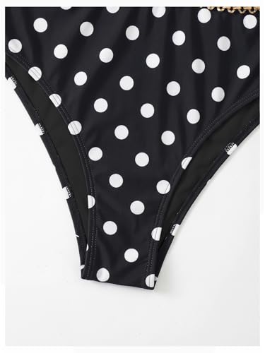 Image of Milumia Women's Stitch Detail Strapless One Piece Swimsuit Cut Out Bandeau Bathing Suit