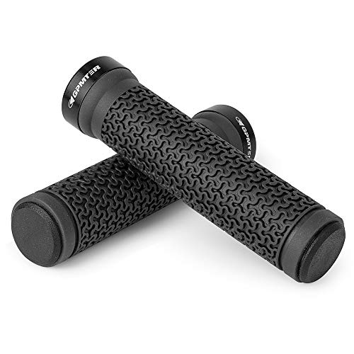 Bike Handlebar Grips, Single Lock on Bicycle Handle Bar, for