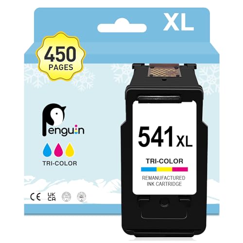 Canon Cartouche 540 541 XL compatibles Penguin pour imprimante Pixma MG3600 MG4200 MX430