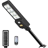 farol para jardin solar ☀ 【Material de alta calidad】 La farola solar adopta un panel solar de silicio policristalino, con alta eficiencia de conversión fotoeléctrica, batería de fosfato de hierro y litio de 3.2V-33000mAh incorporada, que puede ahorrar hasta un 80% de energía, larga vida útil y seguridad.