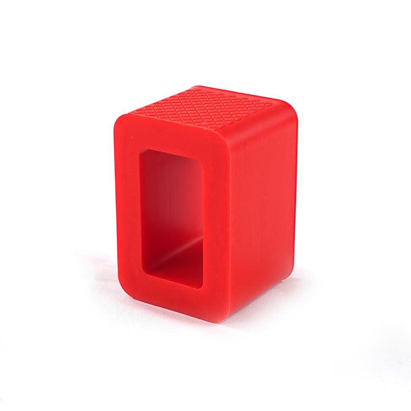 Seat Belt Holder Clip 2 Piece Set for Kids, Easy Access Car Seatbelt Guide, Ideal for All Ages (Red)