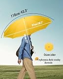 Chakipee Kompaktowy parasol podróżny, duży, odporny na burzę – automatyczny parasol kieszonkowy dla mężczyzn i kobiet, 106 cm