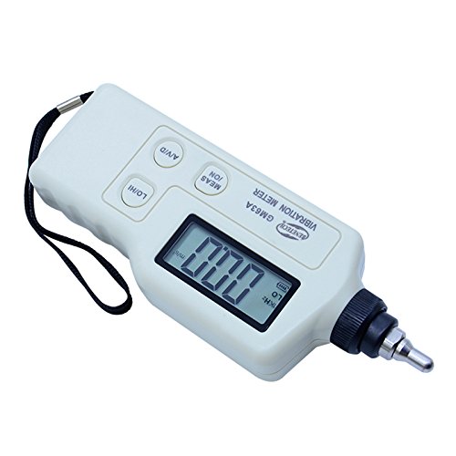CGOLDENWALL Digitaler Vibrationssensor, tragbar, LCD-Vibrationsmesser, Vibrationsmesser, Analysegerät, Beschleunigungsgeschwindigkeitsmesser